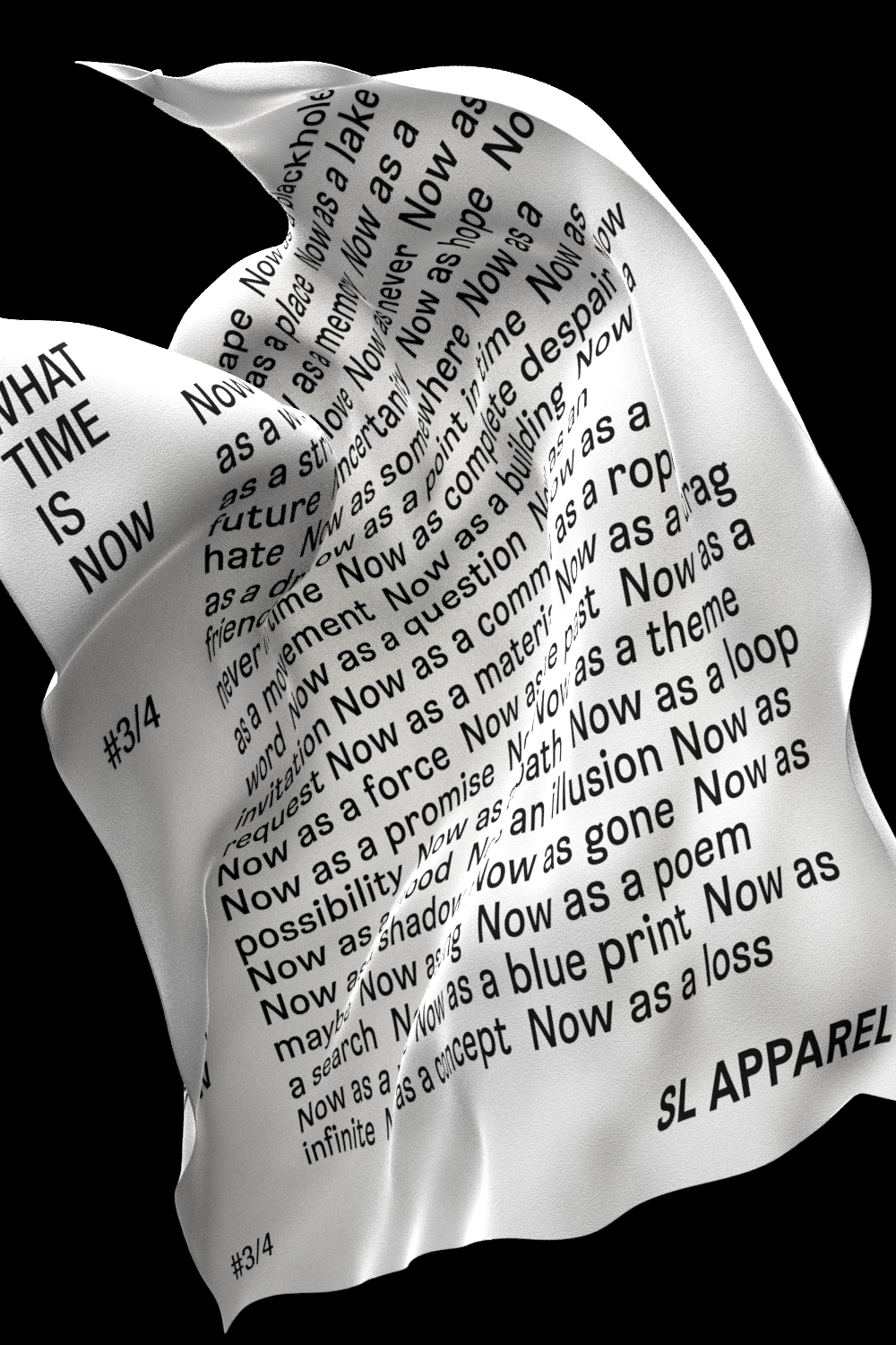 <p>What time is NOW – Apparel</p>