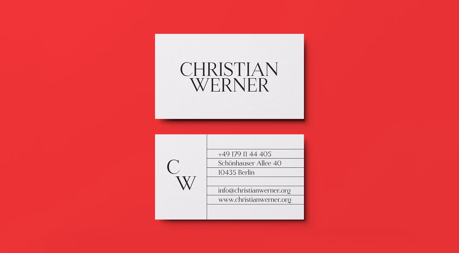 Studio Last - Christian Werner – Visual Identity