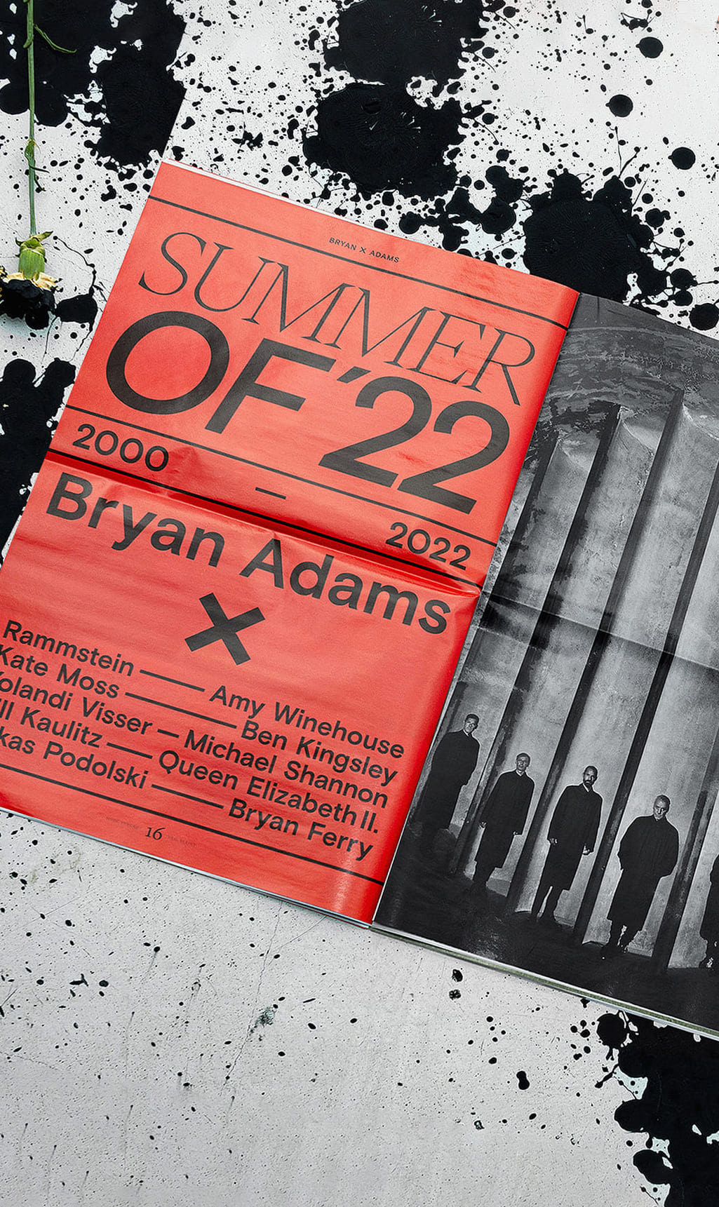 <p><em>Bryan Adams</em> x <em>Bryan Adams</em> – Magazine </p>
