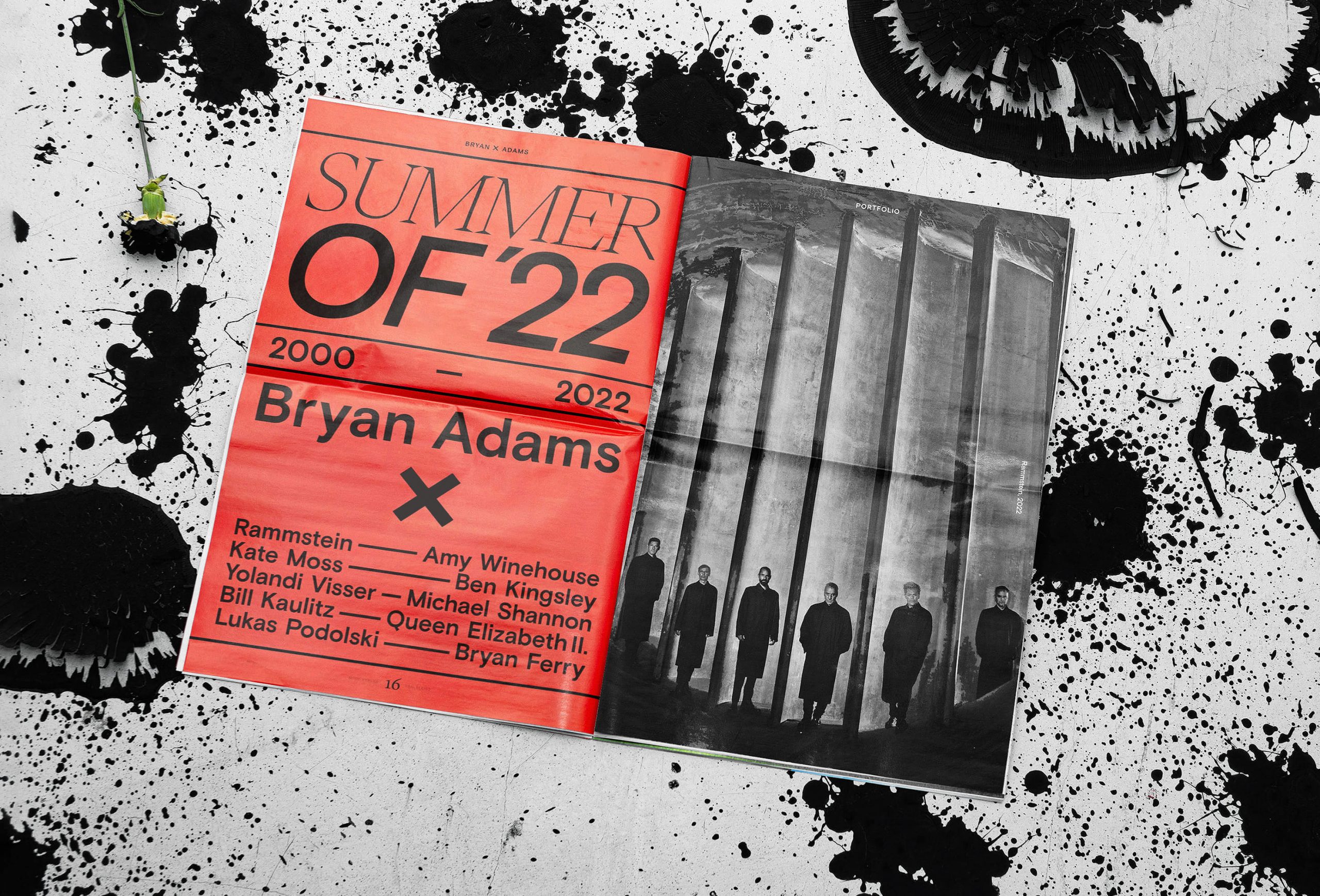 <p><em>Bryan Adams</em> <span style="font-size: 14pt;">x </span><em>Bryan Adams</em> – Magazine</p>
